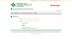 Desktop Screenshot of konsultacje.mbpr.pl